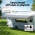 Weisshorn 15ft Caravan Awning - 18oz Vinyl, UV Protection, Water-Repellent, 432cm x 242cm, Easy Setup, Versatile Fit