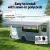 Weisshorn 15ft Caravan Awning - 18oz Vinyl, UV Protection, Water-Repellent, 432cm x 242cm, Easy Setup, Versatile Fit