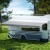 Weisshorn 18ft Caravan Awning Replacement Fabric, 5.20M x 2.42M, 18oz Vinyl, UV Protection, Water-Repellent,