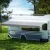 Weisshorn 18ft Caravan Awning Replacement Fabric, 5.20M x 2.42M, 18oz Vinyl, UV Protection, Water-Repellent,