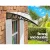 Instahut 1x1M Transparent Window Door Awning | UV Resistant & Modern Design | Durable 5mm Polycarbonate, Easy Install
