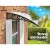 Instahut Window Door Awning 1x1.2m - Transparent Polycarbonate Panel, UV/Rain Resistant, Stylish Design, Easy Install