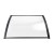 Instahut Transparent Awning 1x1.5m - Durable Polycarbonate Panel, UV Resistant, Easy Install, Modern Design
