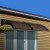 Instahut 1x2.4m Brown Window Door Awning - UV Resistant 5mm Polycarbonate Panel, Corrosion-Resistant Plastic Frame