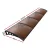 Instahut 1x4M Brown Window Door Awning, UV-Resistant 5mm Polycarbonate, Corrosion-Free Aluminium & Plastic Frame