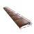 Instahut 1x6M Window Door Awning - Brown 5mm Polycarbonate, UV & Rain Resistant, Aluminium Frame, Easy DIY Installation
