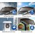 Instahut 1x6M Window Door Awning - Brown 5mm Polycarbonate, UV & Rain Resistant, Aluminium Frame, Easy DIY Installation