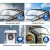 Instahut 1x6m Transparent Window Door Awning - 5mm Polycarbonate Panel, UV Resistant, Aluminium Bars, Easy Install