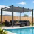 Instahut 3x4m Aluminium Frame Gazebo Pergola with Adjustable UV-Resistant Canopy, Water Resistant, Grey Outdoor Shelter Instahut 3x4m Aluminium Frame Gazebo Pergola with Adjustable UV-Resistant Canopy, Water Resistant, Grey Outdoor Shelter