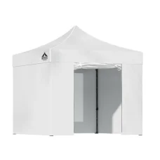 Instahut 3x3m Pop Up Gazebo Marquee Tent, 500D Oxford Fabric, UV & Water Resistant, Adjustable Heights, White