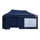 Instahut 3x6 Gazebo Pop Up Marquee Tent, 500D Oxford, UV & Water Resistant, Adjustable Height, Navy, 1-Year Warranty
