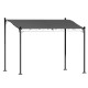 Instahut Iron Art Gazebo Marquee 3m - Elegant UV & Water-Resistant Outdoor Event Tent, Steel Frame, Easy Assembly, Grey
