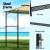 Instahut Beige Grill Gazebo 243x150x250cm - UV Resistant Steel Frame, Polyester Fabric, Hanging Hooks, Bottle Opener