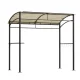 Instahut Beige Grill Gazebo: UV & Water-Resistant, Steel Frame, 218cm x 112cm for Outdoor BBQ & Patio, Includes Hooks