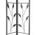 Instahut 3x3m Iron Art Gazebo Marquee Tent - Elegant Grey PE Fabric, UV & Water Resistant, Steel Frame, Easy Assembly