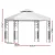 Instahut 3x3m Iron Art Gazebo - Elegant White Outdoor Wedding Tent, Water & UV Resistant, Easy Assembly, 1-Year Warranty