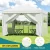 Instahut 3x3m Pop Up Gazebo Tent - White, Weather-Resistant, Steel Frame, Portable Canopy for Outdoor Events & Camping
