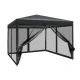 Instahut 3x3m Pop-Up Gazebo Marquee, UV & Water Resistant 210D Oxford Fabric, Mesh Walls, Portable & Adjustable Height