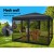Instahut 3x3m Pop-Up Gazebo Marquee, UV & Water Resistant 210D Oxford Fabric, Mesh Walls, Portable & Adjustable Height