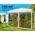 Instahut 3x3m Pop-Up Gazebo Marquee Tent - UV Resistant, Waterproof, with Mesh Walls and Adjustable Height, White