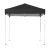 Instahut 2x2m Black Gazebo: UV-Resistant, Adjustable Steel Frame, Easy Setup with Carry Bag for Outdoor Events