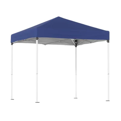 Instahut 2x2m Blue Gazebo: UV-Resistant Oxford Fabric, Powder-Coated Steel Frame, Base Pods, Carry Bag Included
