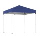 Instahut 2x2m Blue Gazebo: UV-Resistant Oxford Fabric, Powder-Coated Steel Frame, Base Pods, Carry Bag Included