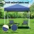 Instahut 2x2m Blue Gazebo – Durable Steel Frame, UV & Water-Resistant Oxford Fabric, Easy Setup, Carry Bag Included