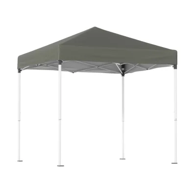 Instahut 2x2m Grey Gazebo with Base Pods - UV & Water-Resistant Oxford Fabric, Adjustable Height, Portable & Stable