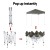 Instahut 2x2m Outdoor Gazebo, Grey - UV & Water-Resistant, Steel Frame, 3 Height Levels, Easy Setup, Carry Bag Included