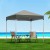Instahut 2x2m Outdoor Gazebo, Grey - UV & Water-Resistant, Steel Frame, 3 Height Levels, Easy Setup, Carry Bag Included