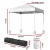 Instahut 2x2m White Gazebo: UV-Resistant, Steel Frame, Adjustable Height, w/ Base Pods for Outdoor Events