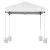Instahut 2x2m White Gazebo: UV-Resistant, Steel Frame, Adjustable Height, w/ Base Pods for Outdoor Events