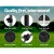 Instahut 3x3 Pop Up Gazebo Marquee Tent - 500D UV/Water Resistant Fabric, Steel Frame, Adjustable Heights, Base Pods