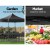 Instahut 3x3m Pop Up Gazebo: Black, UV & Water Resistant, Durable Oxford Fabric, Adjustable Height, Easy Setup