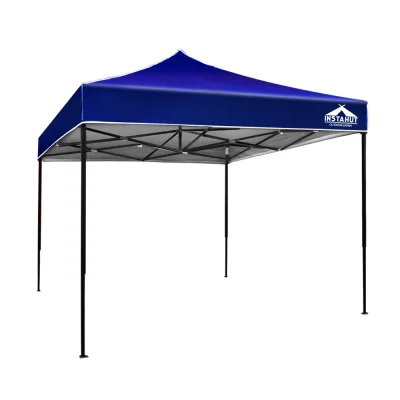 Instahut 3x3 Pop Up Gazebo Marquee Tent – 500D Oxford Fabric, UV & Water Resistant, Easy Set-Up, Adjustable Heights