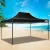 Instahut 4.5x3m Pop Up Gazebo, Black - Durable 500D Oxford Fabric, UV & Water Resistant, Adjustable Height, Easy Setup