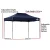 Instahut 3x4.5m Gazebo Pop Up Marquee Tent, 500D Oxford Navy, UV & Water Resistant, Easy Setup, Adjustable Height