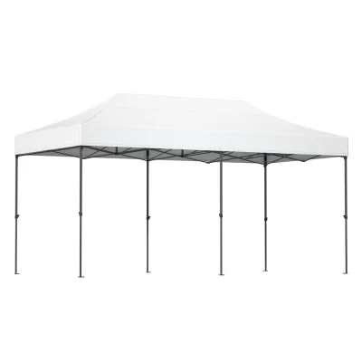Instahut 3x6m Pop Up Gazebo Marquee - Durable 500D White Tent with Base Pods, UV & Water Resistant for Events Instahut 3x6m Pop Up Gazebo Marquee - Durable 500D White Tent with Base Pods, UV & Water Resistant for Events