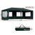 Instahut 3x6m Wedding Party Gazebo - Green Marquee Tent, UV & Water-Resistant, Steel Frame, 4 Removable Panels