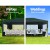 Instahut 3x6m Wedding Party Gazebo - Green Marquee Tent, UV & Water-Resistant, Steel Frame, 4 Removable Panels