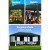 Instahut 3x6m Wedding Party Gazebo - Green Marquee Tent, UV & Water-Resistant, Steel Frame, 4 Removable Panels
