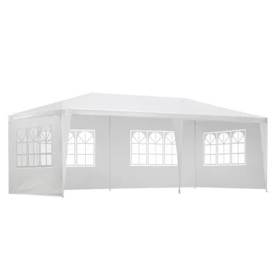 Instahut Gazebo 3x6m Wedding Party Tent - UV & Water Resistant, Steel Frame, Adjustable Panels, Carry Bag Included
