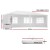 Instahut Gazebo 3x6m Wedding Party Tent - UV & Water Resistant, Steel Frame, Adjustable Panels, Carry Bag Included