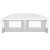 Instahut 3x6m White Gazebo Pop Up Marquee - Waterproof UV-Resistant Tent with Removable Side Walls, Carry Bag & More
