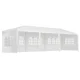 Instahut 3x9m Marquee Gazebo Tent - White Waterproof UV-Resistant Canopy with 5 Removable Panels & Carry Bag