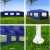 Instahut 3x9m Blue Gazebo Marquee Tent: Waterproof, UV-Resistant, 8 Panels, Steel Frame, Ideal for Weddings & Events