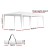 Instahut 3x9m Wedding Gazebo: Durable Steel Frame, UV & Water-Resistant Canopy, Easy Setup with Carry Bag & Accessories