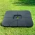 Instahut Outdoor Umbrella Base - 50cm 4-Plate Stand, PE Plastic, 64kg Capacity, UV Resistant, Easy Mobility, Black