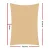 Instahut 2x4m Rectangle Shade Sail - 280GSM Sand Beige, UV 98% Block, Weather Resistant, Stainless Steel Buckles